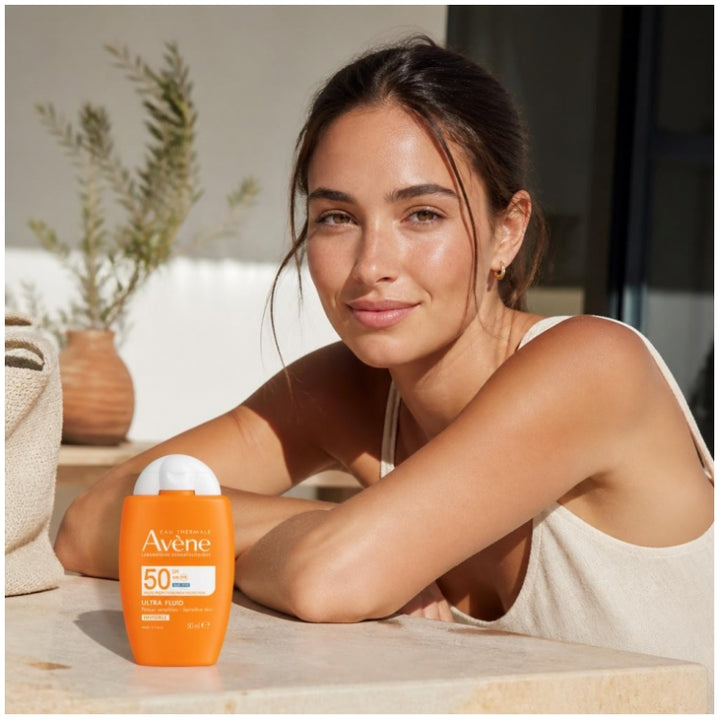 Avène Ultra-Fluid واقٍ شمسي SPF50 ضد UVA/UVB والضوء الأزرق 50ml
