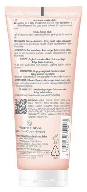 Avène Xeracalm Nutrition Cleansing Gel 100ml (3.38fl oz)