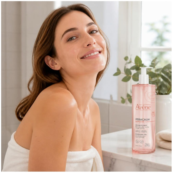 Avène Xeracalm Nutrition Cleansing Gel 750ml (25.36fl oz)