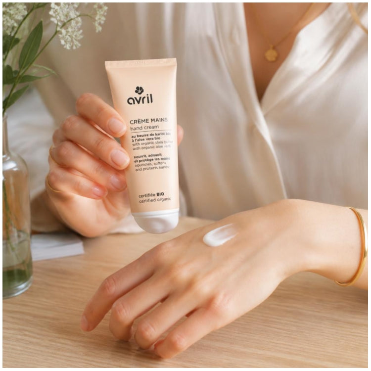 Avril Organic Shea Butter and Aloe Vera Hand Cream 100ml (3.38fl oz)