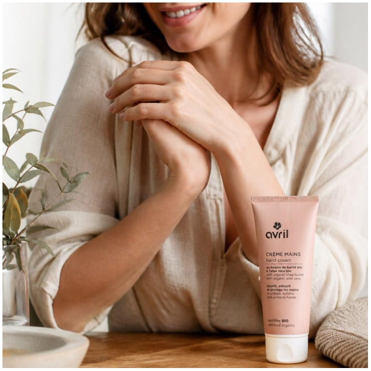 Avril Organic Shea Butter and Aloe Vera Hand Cream 100ml (3.38fl oz)