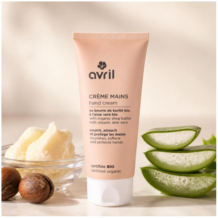 Avril Organic Shea Butter and Aloe Vera Hand Cream 100ml (3.38fl oz)