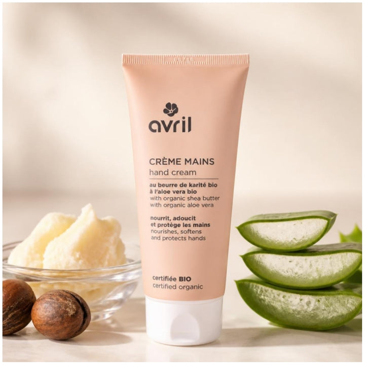 Avril Organic Shea Butter and Aloe Vera Hand Cream 100ml (3.38fl oz)