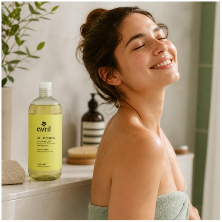 Avril Gel douche bio au zeste de citron 500ml