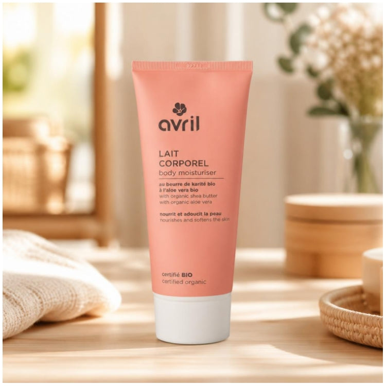Avril Lait corps au beurre de karité et à l’aloe vera bio 200ml