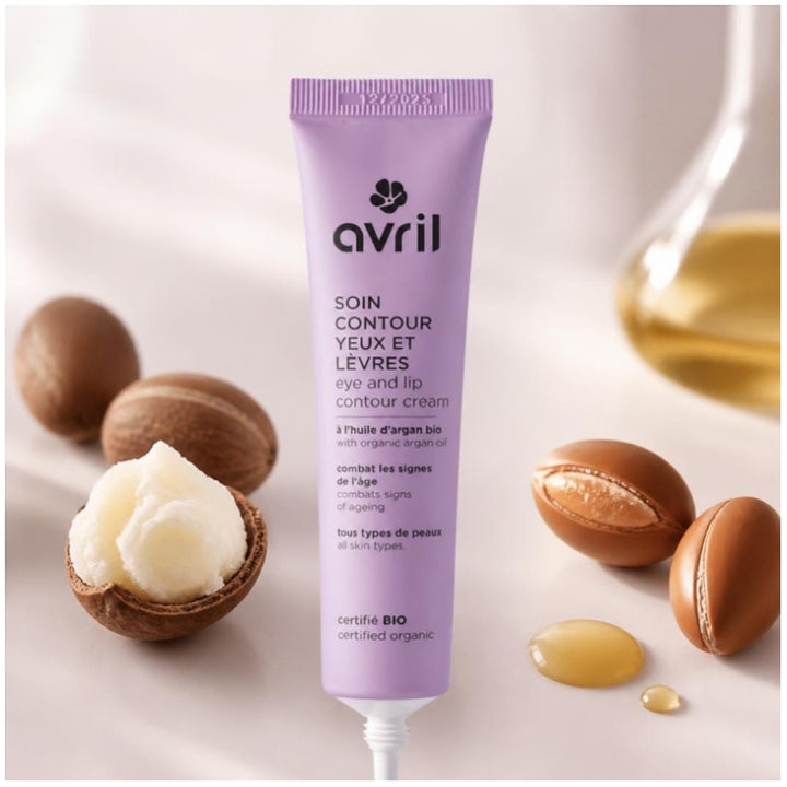 Avril كريم محيط العين بزيت الأركان العضوي 40ml