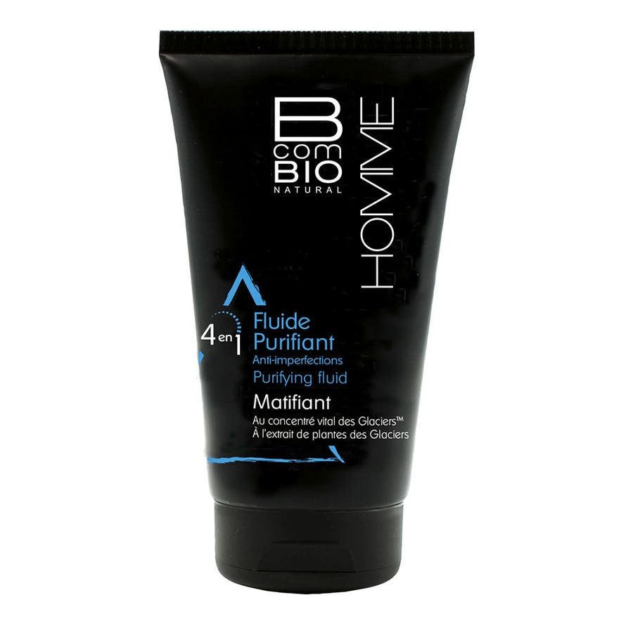 Bcombio Man 4 - in - 1 Purifying Mattifying Fluid Blemish - prone Skin 50ml (1.69fl oz) - FrenchBeautyHub