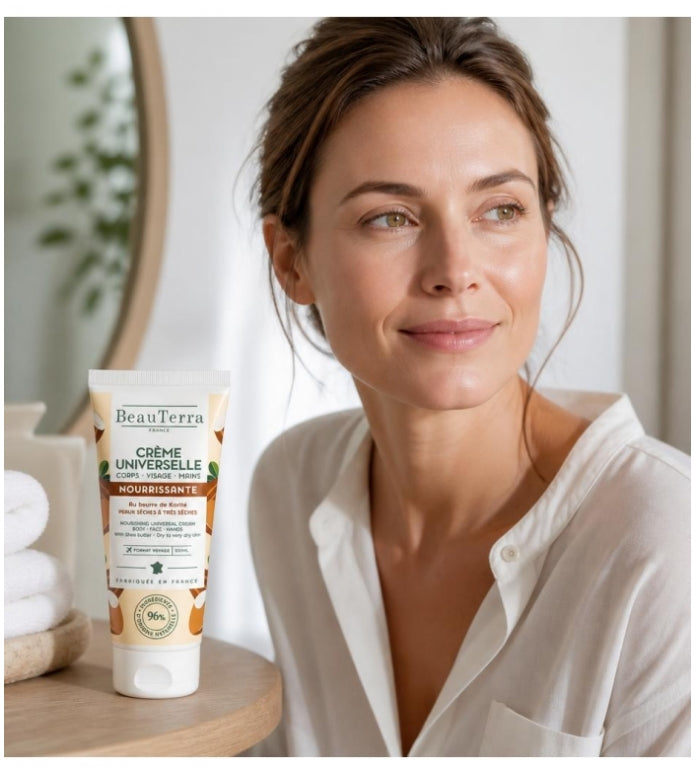 Beauterra Nourishing Universal Cream Shea Butter 100ml (3.38fl oz)