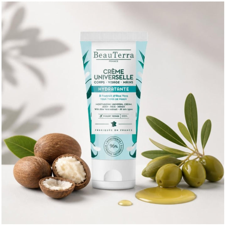 Beauterra Universal Cream Hydrating Aloe Vera 100ml (3.38fl oz)