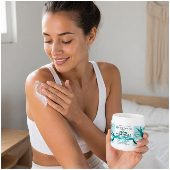 Beauterra Universal Crème Hydratante à l’Aloe Vera 400ml
