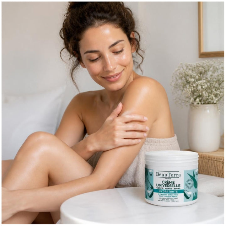 Beauterra Universal Crème Hydratante à l’Aloe Vera 400ml