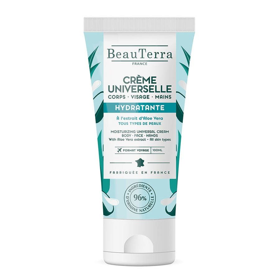 Beauterra Universal Cream Hydrating Aloe Vera 100ml (3.38fl oz) - FrenchBeautyHub