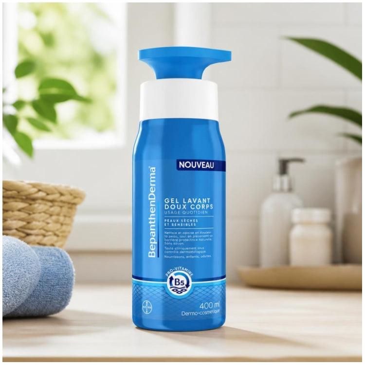 Bepanthen Derma Gentle Body Wash Pump Bottle 400ml (13.52fl oz)