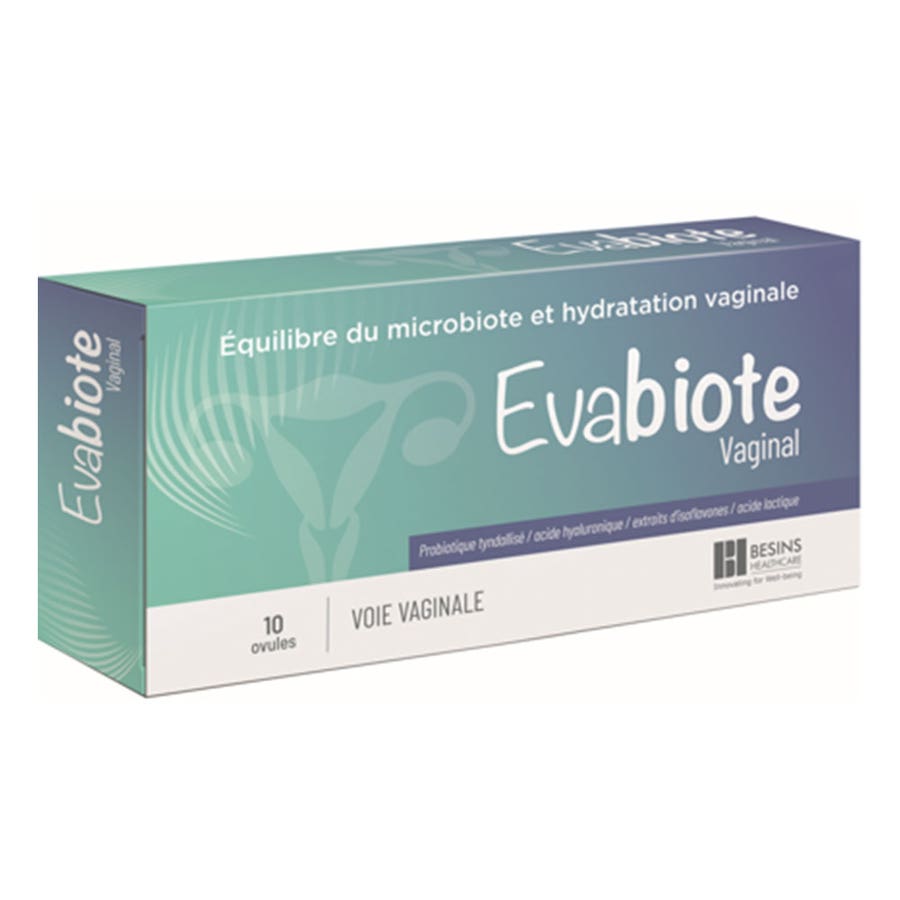 Besins Healthcare Vaginal Evabiote 10 eggs - FrenchBeautyHub