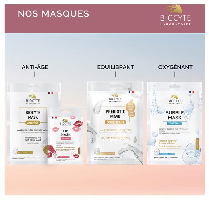 Biocyte Anti-Ageing Mascarilla labial con ácido hialurónico y extracto de regaliz, 4g