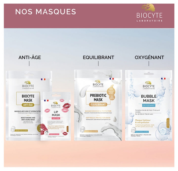 Biocyte Anti-Ageing Mascarilla labial con ácido hialurónico y extracto de regaliz, 4g