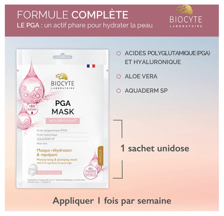 Biocyte Cosmetic PGA Masque nourrissant 1 unit 10ml