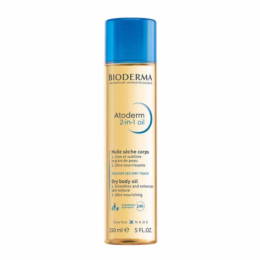 Bioderma Atoderm Body Dry Oil 2in1 Oil 150ml (5.07fl oz) - FrenchBeautyHub