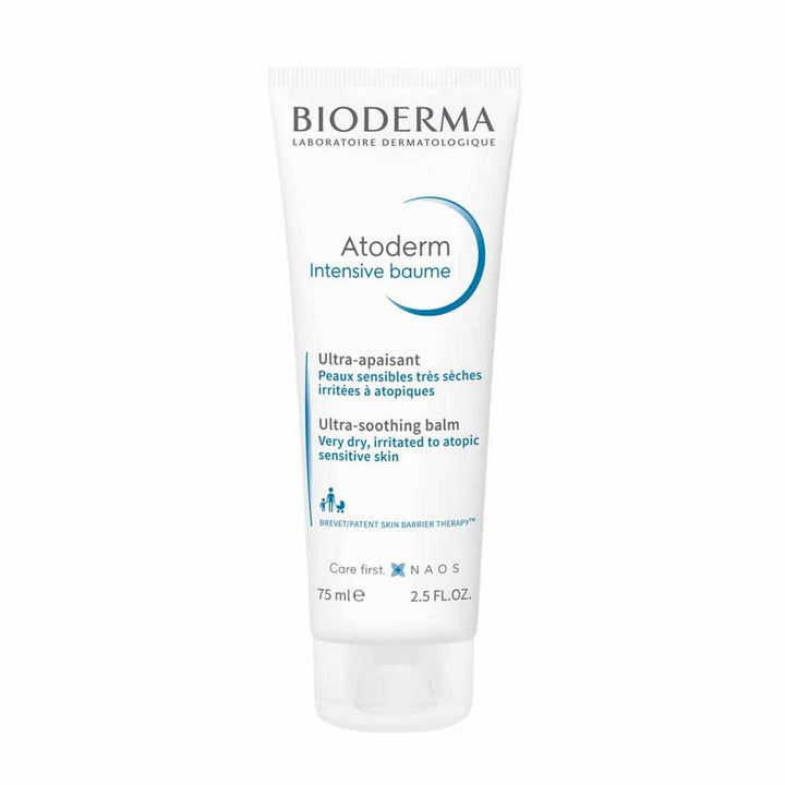 Bioderma Atoderm Intensive Balm Visage et Corps Peaux Très Sèches 75ml (2.54fl oz) - FrenchBeautyHub
