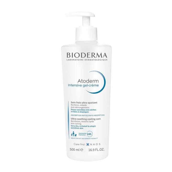 Bioderma Atoderm Intensive Gel - Cream Ultra - Soothing Cooling Care - FrenchBeautyHub