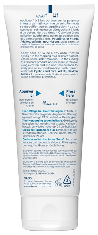 Bioderma Atoderm Intensive Eye 3-In-1 Anti-Irritation Care 100ml (3.38floz)