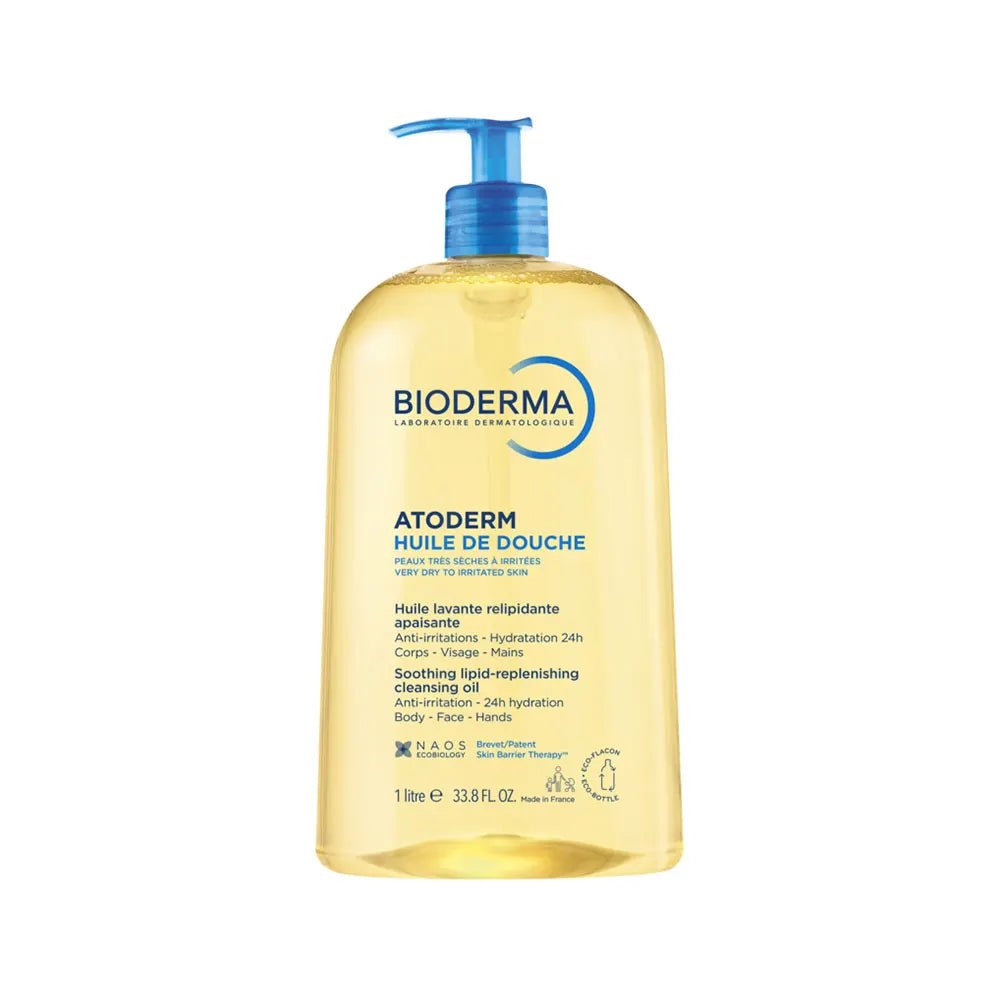 Bioderma Atoderm Ultra - nourishing shower oil Peau très sèches à atopiques 1L (33.81fl oz) - FrenchBeautyHub