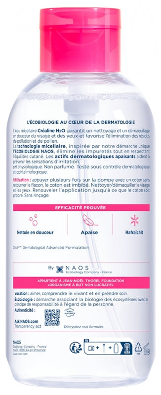 Bioderma Crealine Agua micelar limpiadora para piel sensible 850 ml