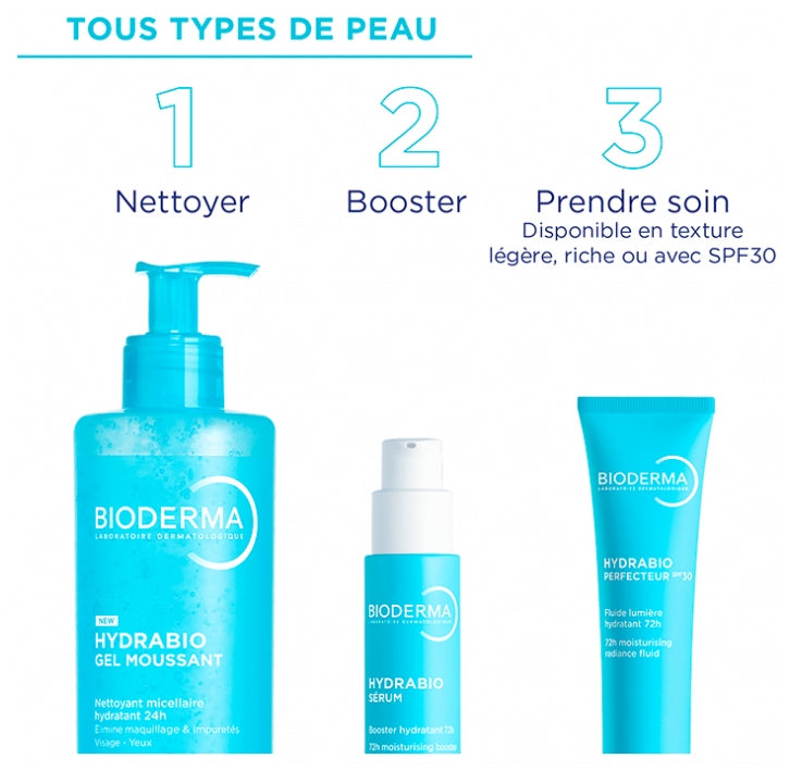 Bioderma Hydrabio Gel detergente schiumogeno 400 ml