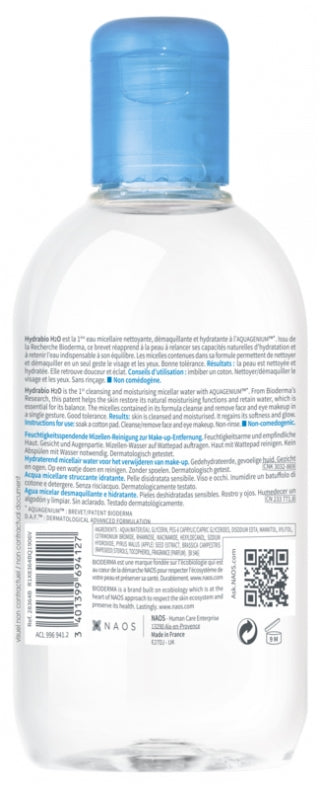 Bioderma Hydrabio Solution H2O 250ml (8.45fl oz)