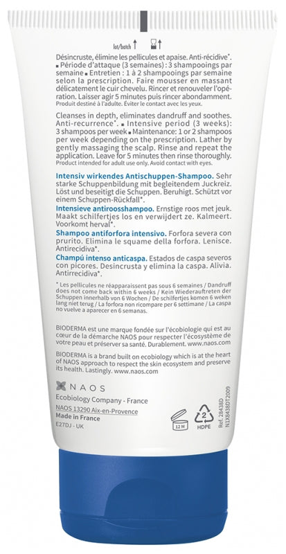Bioderma Nodé DS+ Intense Anti-Dandruff Shampoo 125ml (4.22 fl oz)