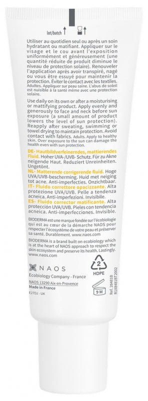 Bioderma Photoderm AKN Mat SPF30 Invisible 40ml (1.35fl oz)