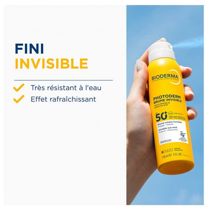 Bioderma Photoderm Bruma Invisible SPF50 para piel sensible 150ml