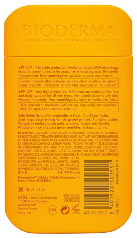 Bioderma Photoderm Max Aquafluid Pocket SPF50+ 30ml (1.01fl oz)