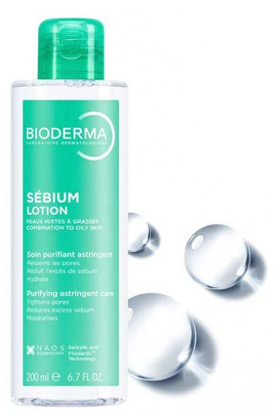 Bioderma Sebium Purifying Cleansing Lotion 200ml (6.76 fl oz)