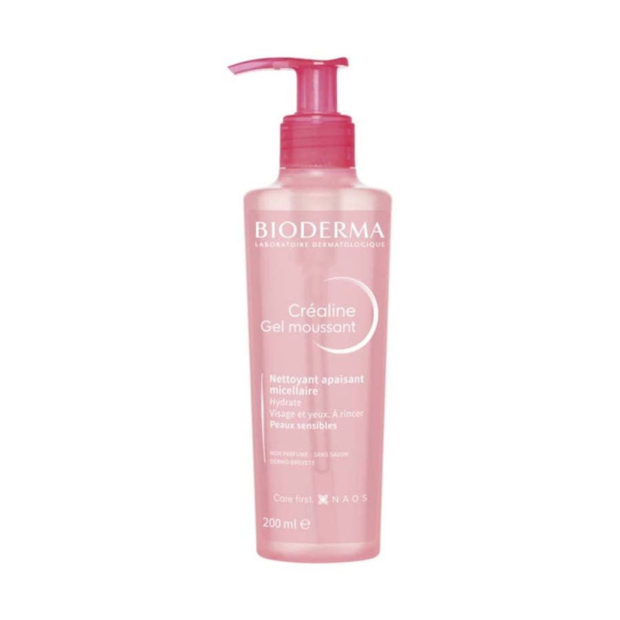 Bioderma Sensibio Foaming Gel Cleanser for Sensitive Skin 200ml (6.76 fl oz) - FrenchBeautyHub