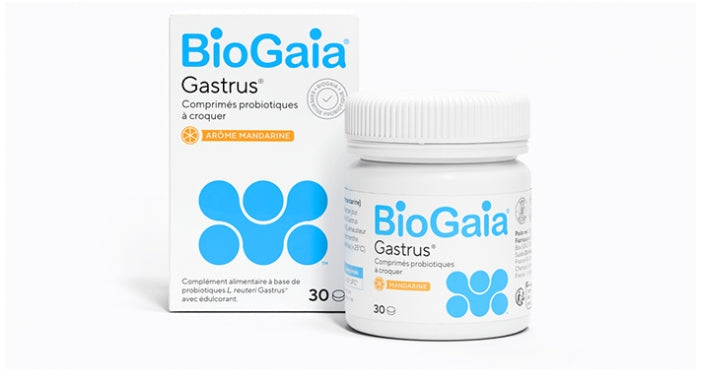 Biogaia Gastrus® Probiotics Mandarin flavor 30 chewable tablets