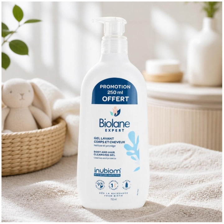 Biolane Expert Gel de Limpeza Corpo e Cabelo 750ml
