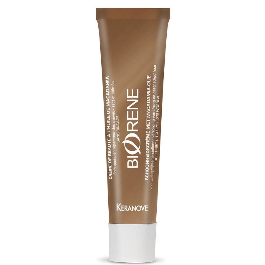 Biorene Macadamia oil beauty cream Dry, damaged hair 25ml (0.84fl oz) - FrenchBeautyHub