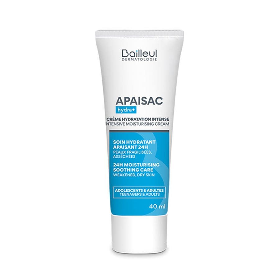 Biorga Apaisac Intensive Hydration Cream for Sensitive, Dry, and Fragile Skin 40ml (1.35fl oz) - FrenchBeautyHub