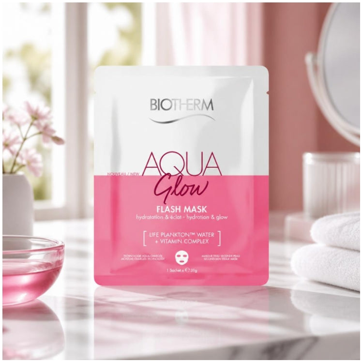 Biotherm Aqua Glow Radiance & hydration sheet mask 31g (1.09 oz)