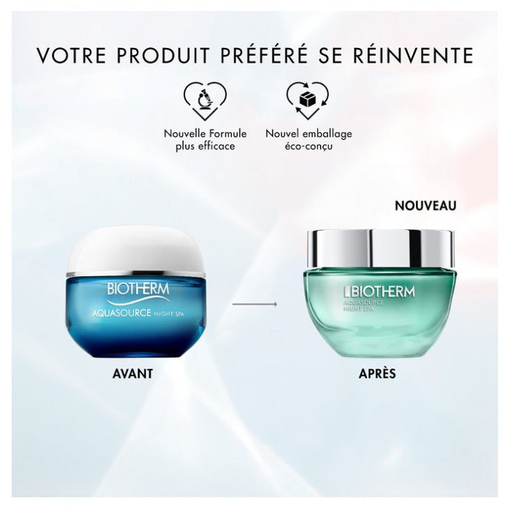 Biotherm Aquasource Night Spa لجميع أنواع البشرة 50ml