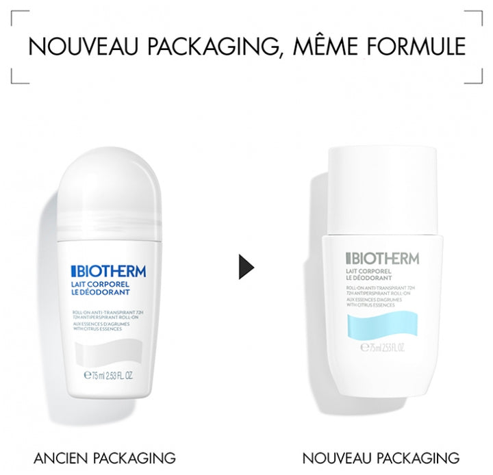 Biotherm Body Milk مزيل عرق 75ml