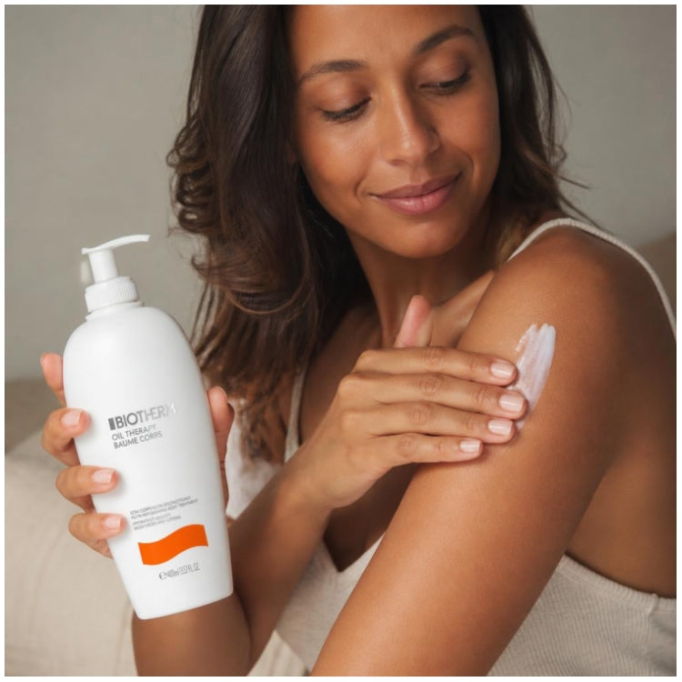 Biotherm Oil Therapy Soin corporel relipidant pour peaux sèches 400ml