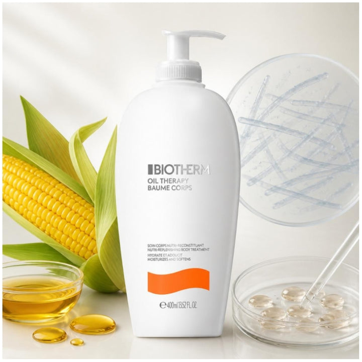 Biotherm Oil Therapy Soin corporel relipidant pour peaux sèches 400ml