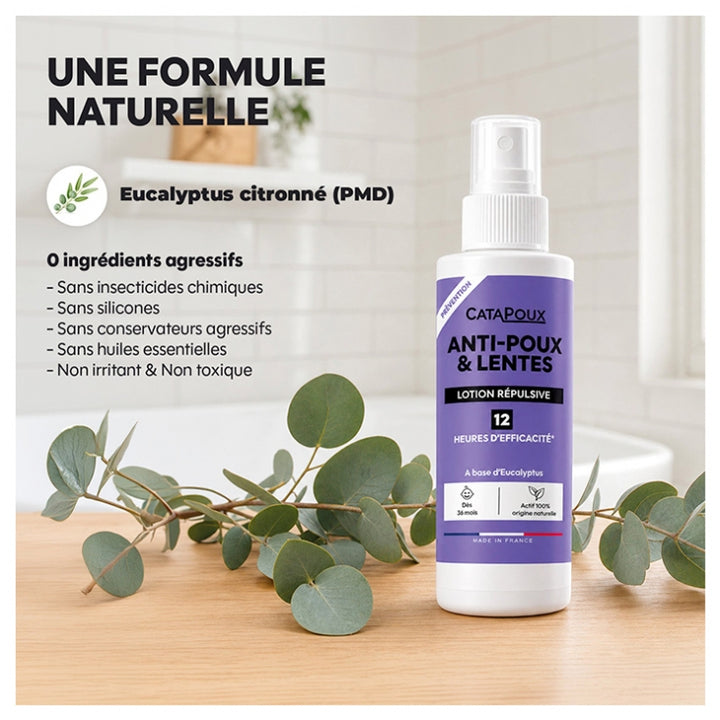 Catapoux Anti-lice repellent lotion 100 ml (3.38fl oz)
