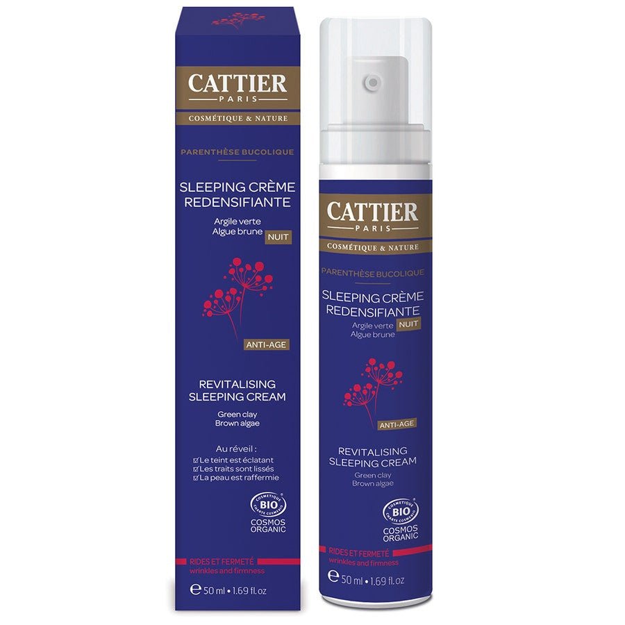 Cattier Anti - Aging Revitalising Sleeping Cream 50ml (1.69fl oz) - FrenchBeautyHub