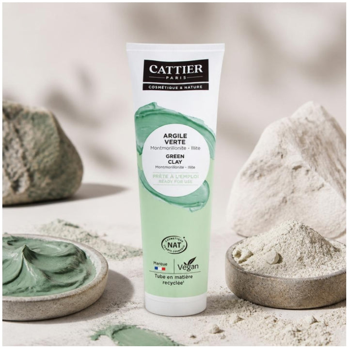 Cattier Ready For Use Green Clay for Combination to Oily Skin 400g (14.10 oz)
