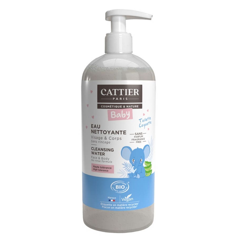 Cattier Baby Bioes Micellar Cleansing Water 500ml (16.91fl oz) - FrenchBeautyHub