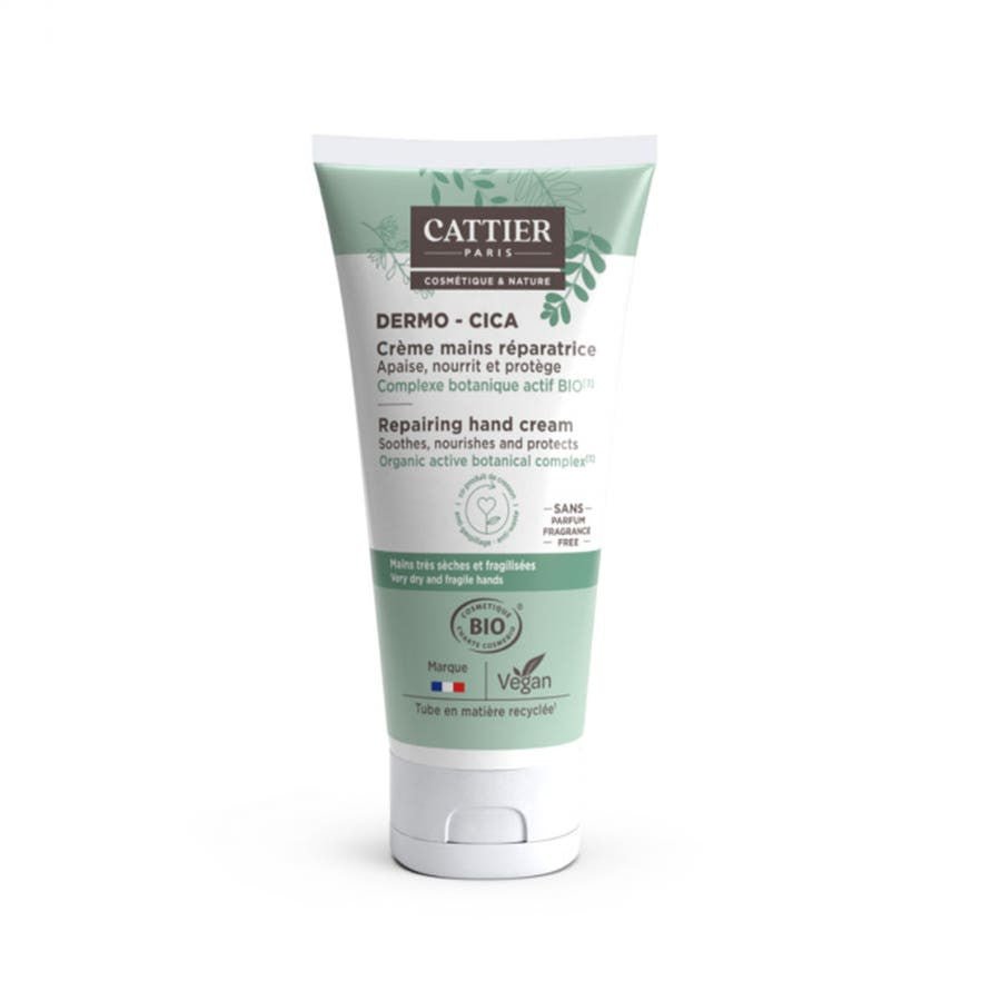 Cattier Dermo - Cica Repairing Hand Cream 50ml (1.69fl oz) - FrenchBeautyHub