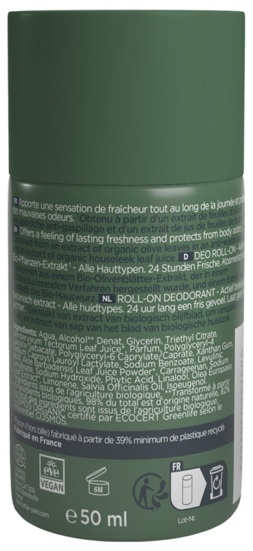 Cattier Man Bioes Roll on Deodorants 24-hour freshness 50ml (1.69fl oz)